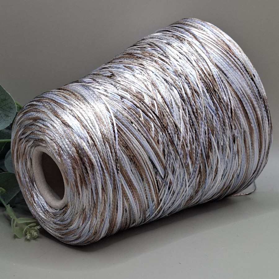 Dekoratyviniai siūlai – blizgūs, margi (100 g) Dekoratyviniai siūlai – blizgūs, margi (100 g)