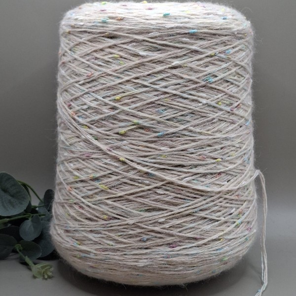 Vilnos siūlai – tvido efekto, su spalviniais mazgeliais PALLINO (100 g)