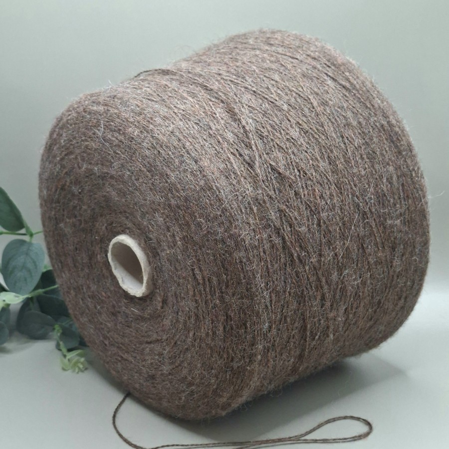 Pusvilnė su moheriu – rusvai pilka CASTORO (100 g) Pusvilnė su moheriu – rusvai pilka CASTORO (100 g)