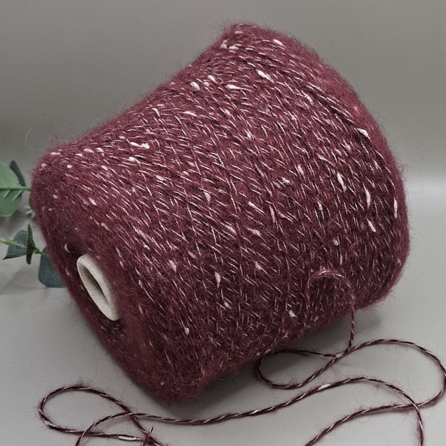 Alpakos ir moheros siūlai – pūkuoti, faktūriški SPARKLE (100 g)