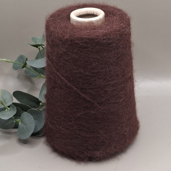 Moherio ir alpakos siūlai – pūkuoti, lengvi ROUGE (100 g)