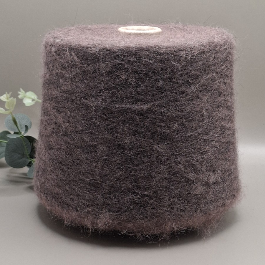Moherio ir alpakos siūlai – pūkuoti, lengvi NOIR RMS (100 g)