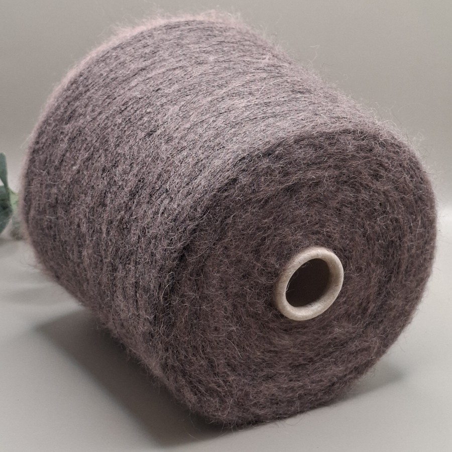 Moherio ir alpakos siūlai – pūkuoti, lengvi NOIR RMS (100 g)