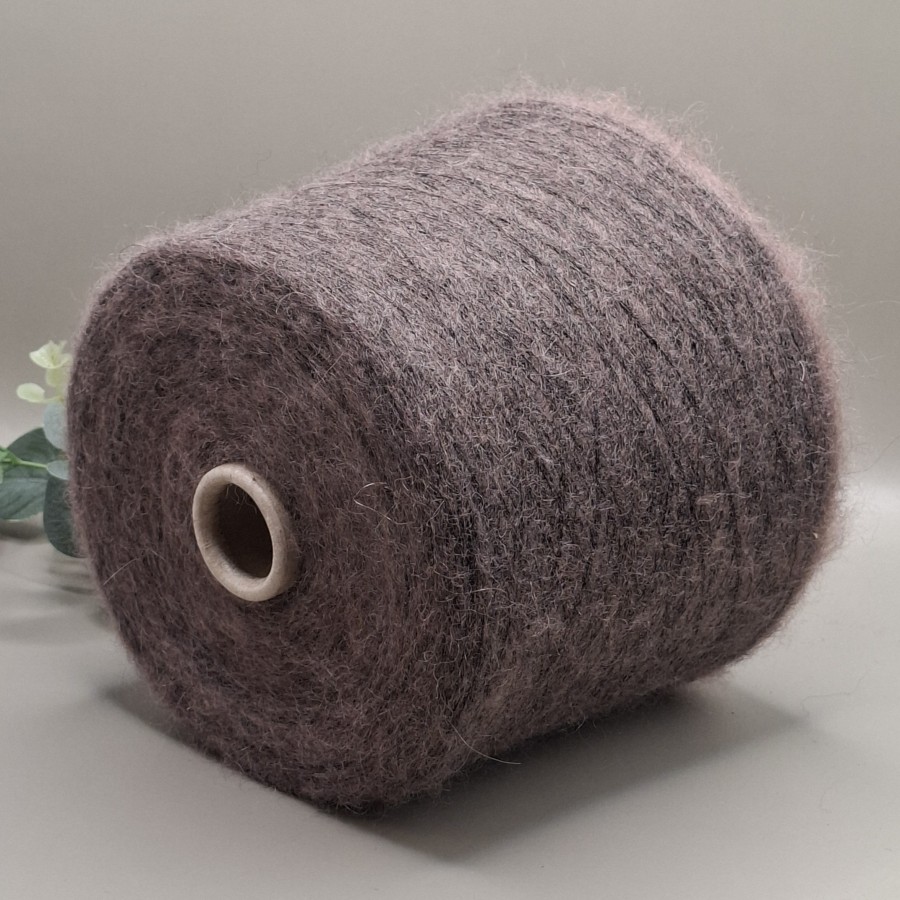 Moherio ir alpakos siūlai – pūkuoti, lengvi NOIR RMS (100 g)