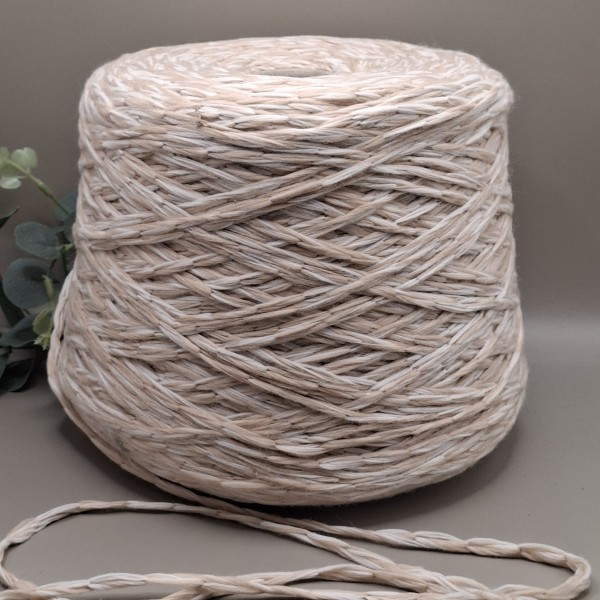Pusvilnės siūlai – stambūs, tekstūriniai NO CHAIN NO GAIN (100 g)