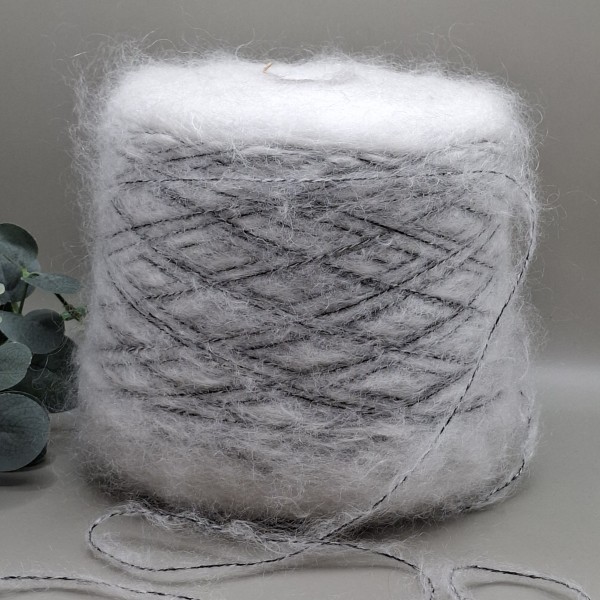 Kid moherio siūlai su vilna – pūkuoti BATUFFOLO (100 g)