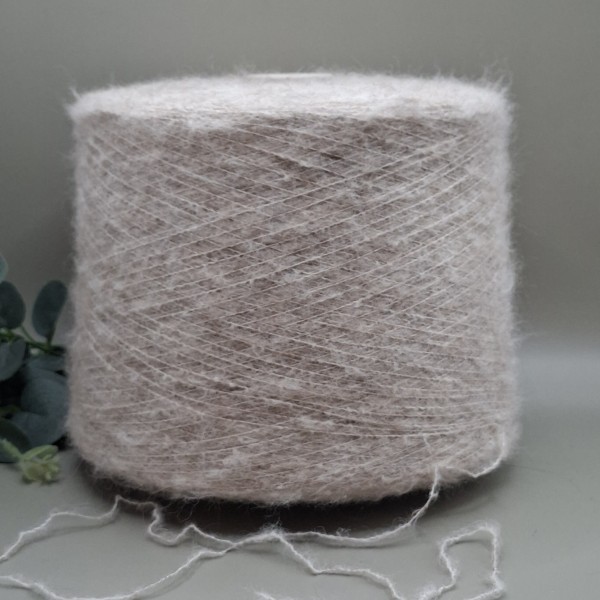 Baby Alpaca ir Jako vilnos siūlai – riešuto (smėlinė), prabangūs ir elastingi PAMIR STRETCH (50 g)