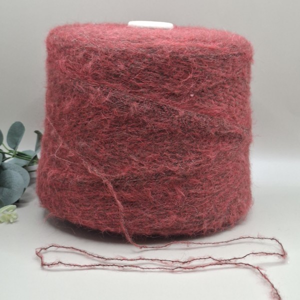 Baby Alpaca ir Jako vilnos siūlai – bordo, prabangūs ir elastingi PAMIR STRETCH (50 g)