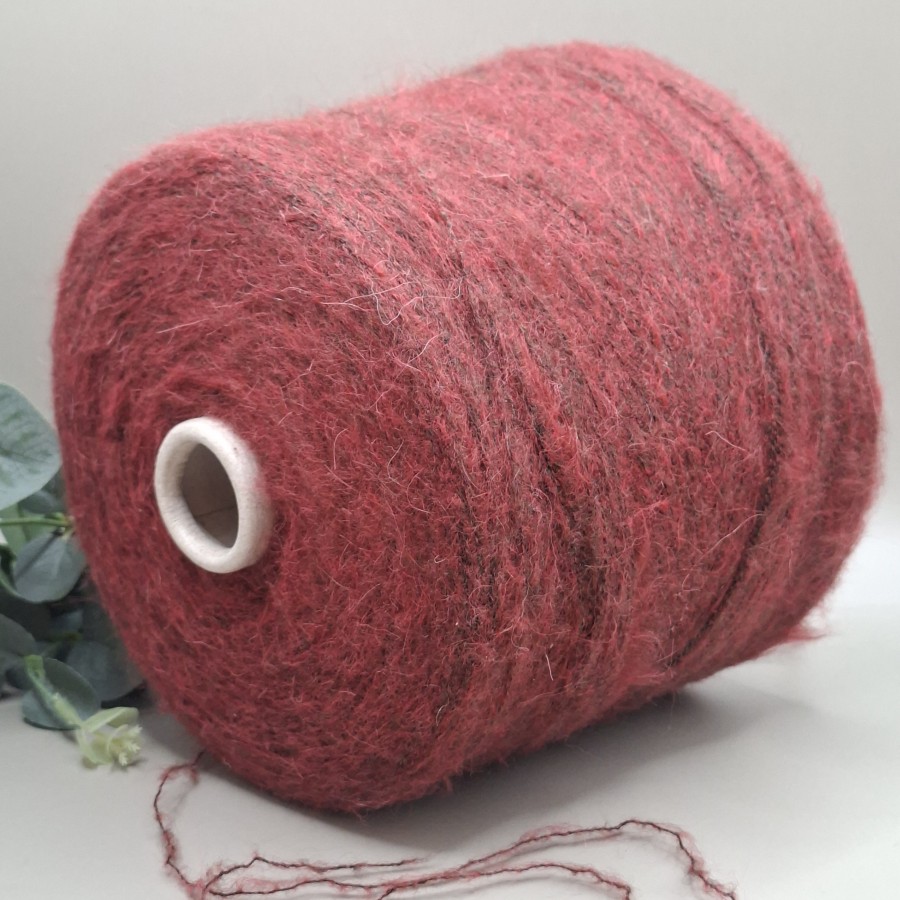 Baby Alpaca ir Jako vilnos siūlai – bordo, prabangūs ir elastingi PAMIR STRETCH (50 g)