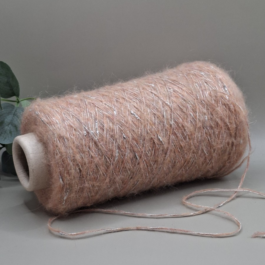 Dekoratyviniai siūlai su pumpuriukais – su moheriu ir vilna TOR (340 g)