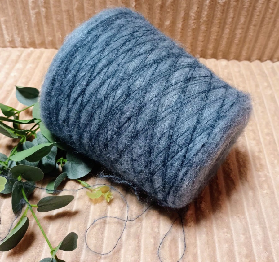 Moherio ir baby alpakos siūlai – spalvų perėjimas (50 g)