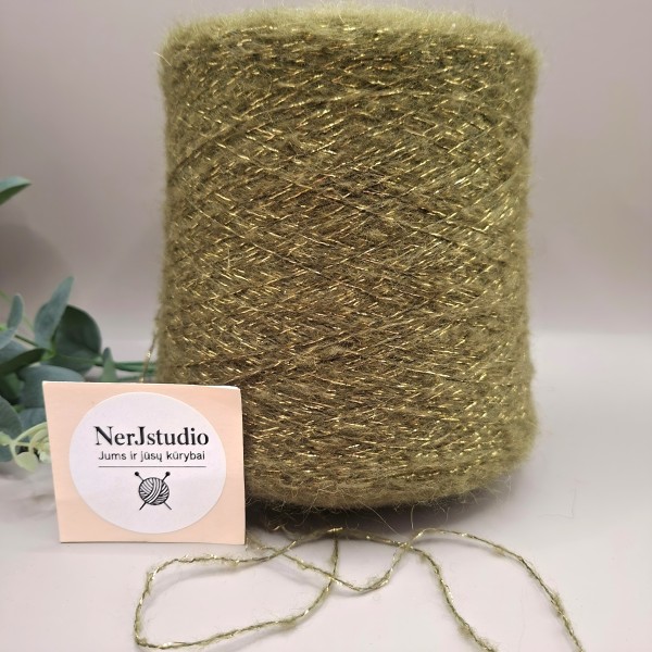 Kid Mohair siūlai – minkšti ir pūkuoti GLIMMER (100 g)