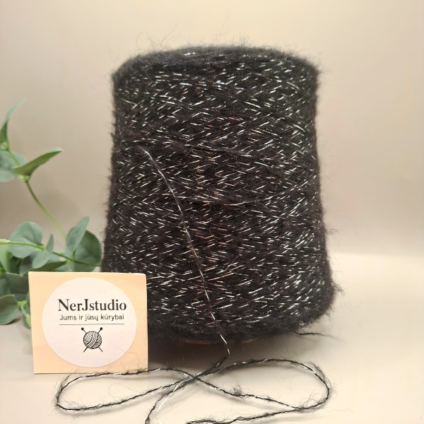 Kid Mohair siūlai – lengvi, su subtiliu žvilgesiu GLIMMER (100 g)