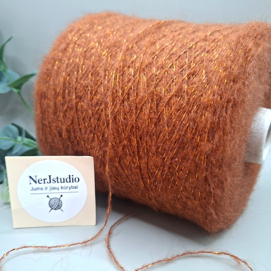 Kid Mohair siūlai – purūs ir stilingi GLIMMER (100 g)