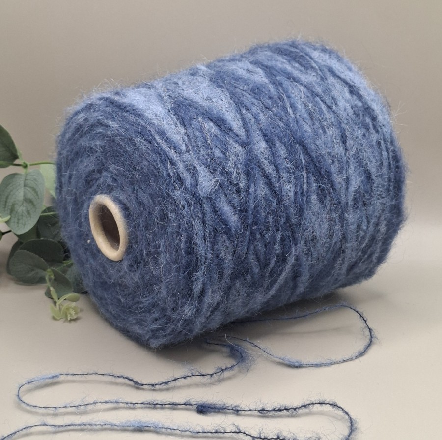 Melanžiniai moherio siūlai – natūralūs ir tekstūriški (100 g)