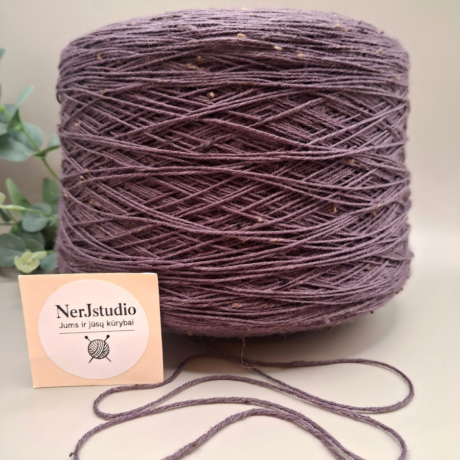 Merino vilnos siūlai – šilti ir su charakteriu SLUBBY GREEN (100 g)
