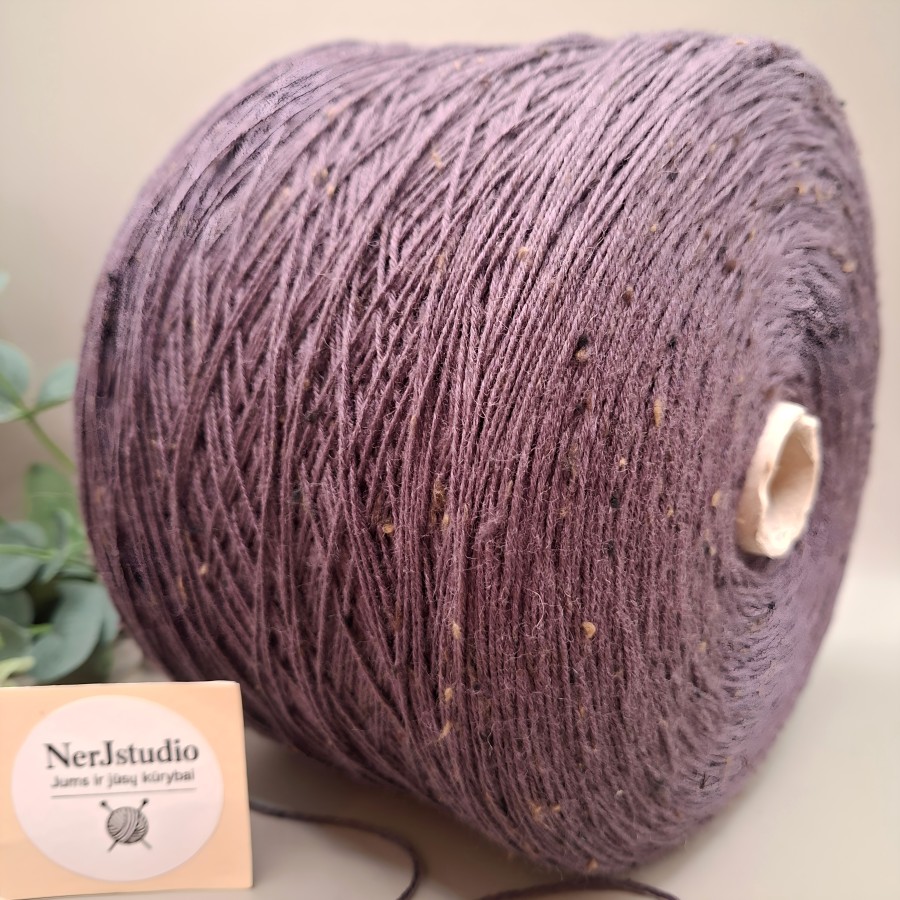 Merino vilnos siūlai – šilti ir su charakteriu SLUBBY GREEN (100 g)