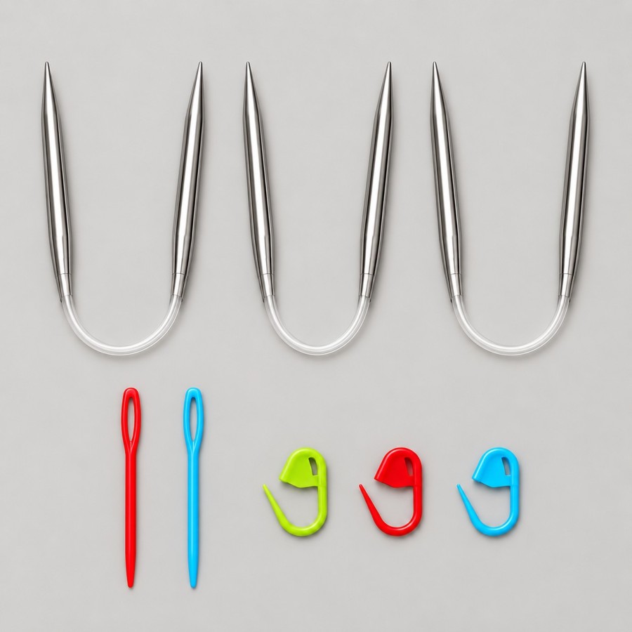 Mezgimo priemonių rinkinys – 2,5 mm Mezgimo priemonių rinkinys – 2,5 mm