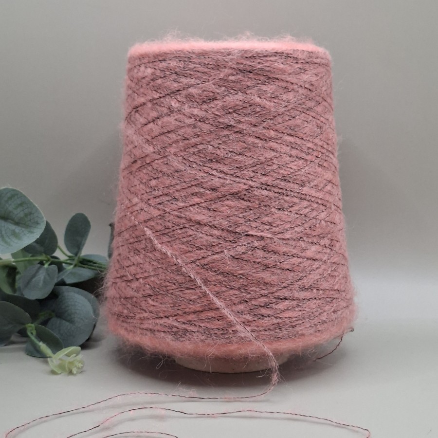 Super Kid Mohair ir Baby Alpaca siūlai – dulksva rožinė (Dusty Cedar), itin švelnūs PRECIOUS (50 g)