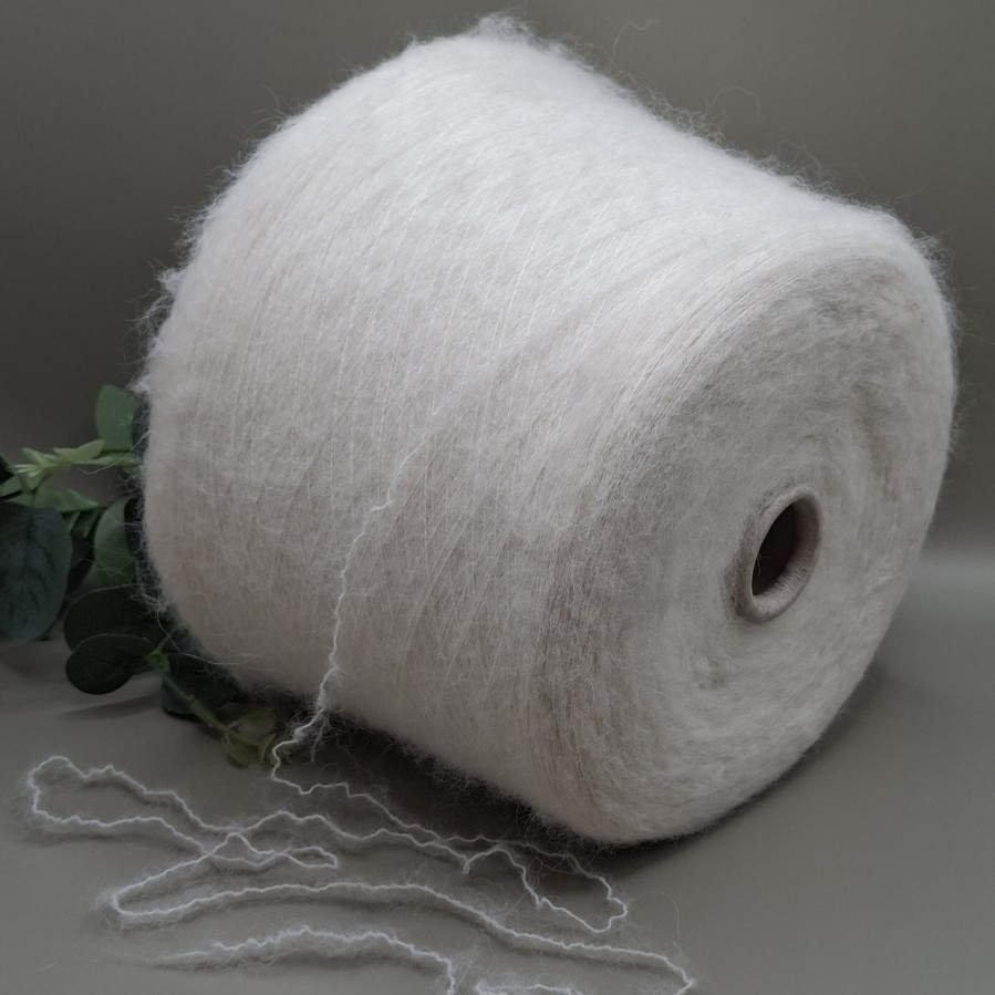 Alpakos ir vilnos siūlai – ekru, purūs ir elastingi PIURA STRETCH (100 g)