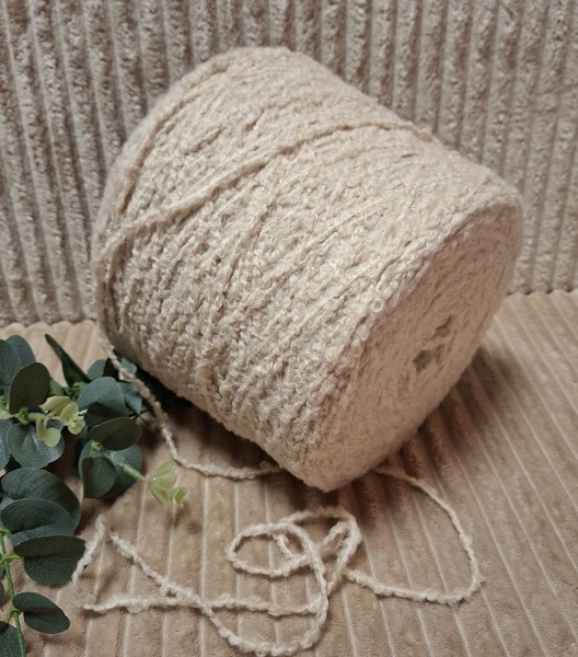 Vilnos buklė siūlai – natūralūs ir faktūriški (100 g)