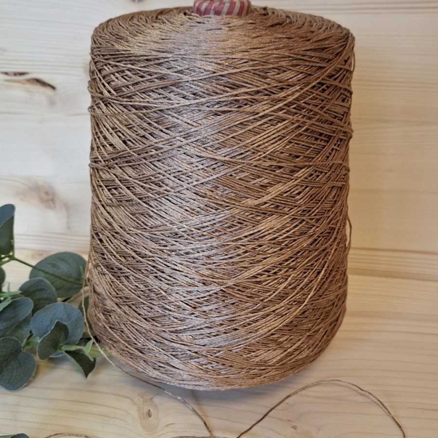 Lino ir viskozės siūlai – natūralūs ir subtiliai žvilgantys BRIGHT‑LIN (100 g)