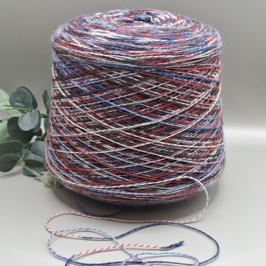 Margi merino vilnos siūlai – bordo, mėlynų ir žalsvų atspalvių REGIA CALZETTERIA (100 g) Margi merino vilnos siūlai – bordo, mėlynų ir žalsvų atspalvių REGIA CALZETTERIA (100 g)