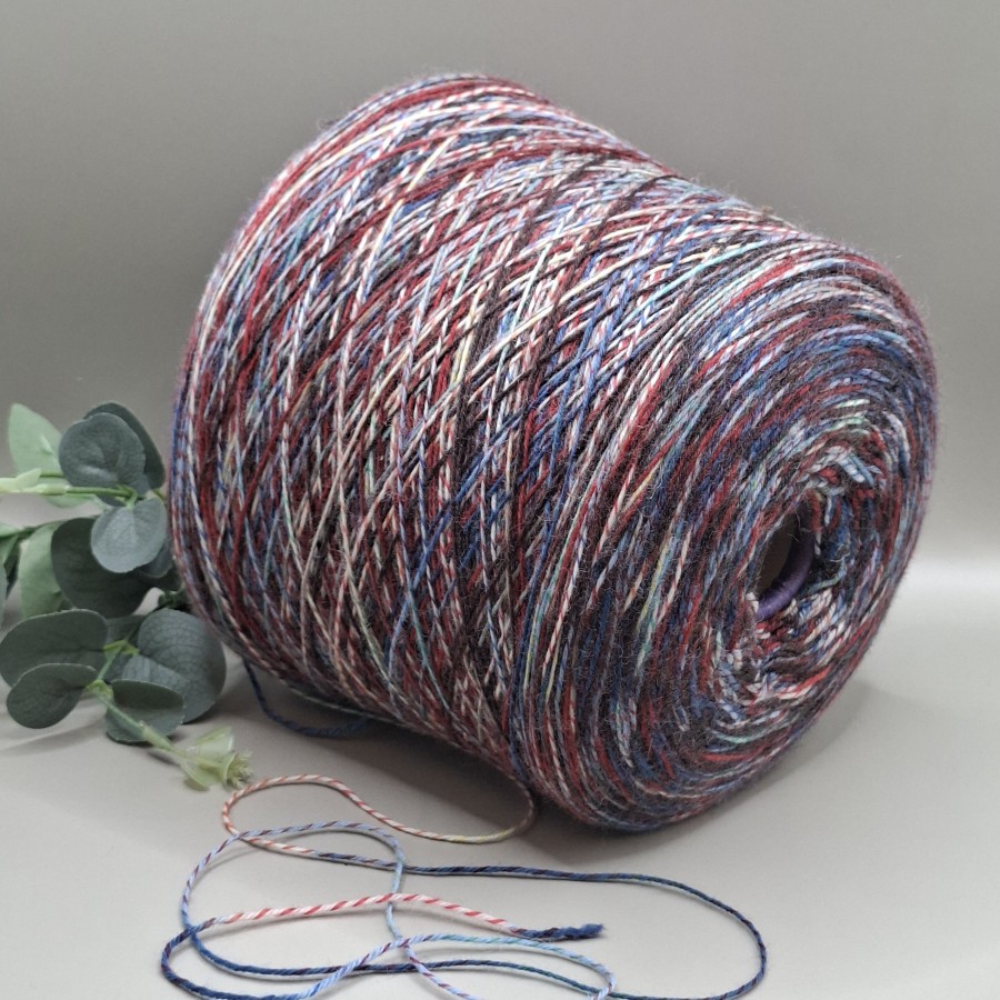 Margi merino vilnos siūlai – bordo, mėlynų ir žalsvų atspalvių REGIA CALZETTERIA (100 g) Margi merino vilnos siūlai – bordo, mėlynų ir žalsvų atspalvių REGIA CALZETTERIA (100 g)