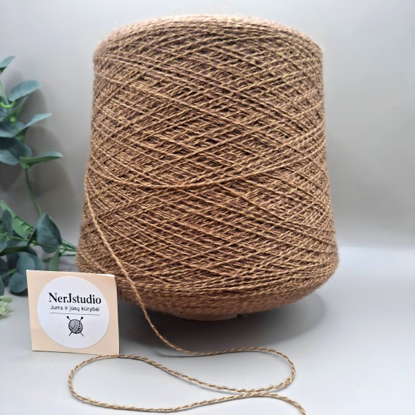 Merino vilna „Volga“ — itin minkšta, nekandanti (100 g)