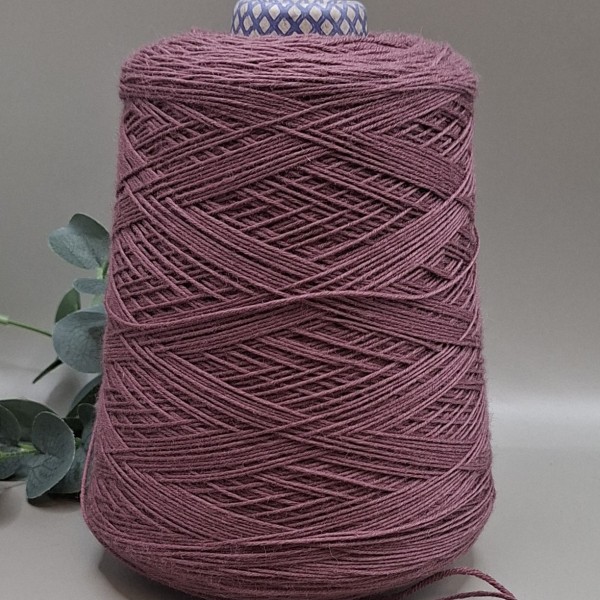 Merino vilnos siūlai – dulksvai rožiniai, lygūs SUDWOLLE SUPER (100 g)