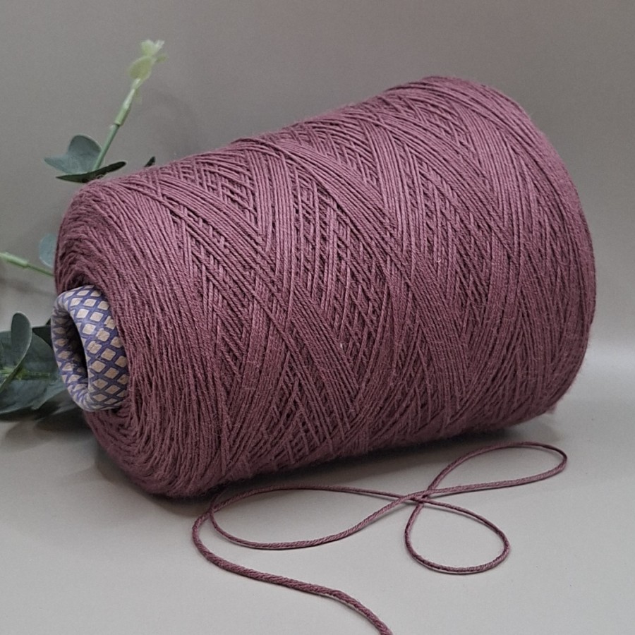 Merino vilnos siūlai – dulksvai rožiniai, lygūs SUDWOLLE SUPER (100 g)