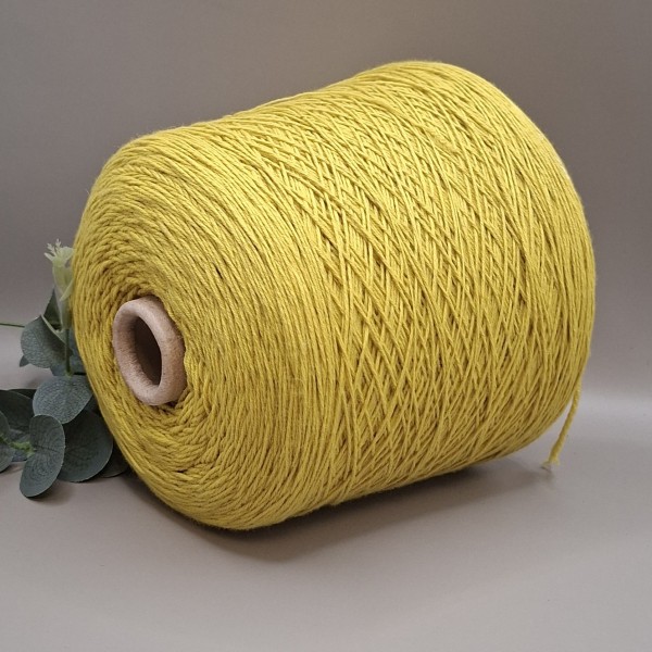 Merino vilnos siūlai – geltoni, lygūs MERINOULL (100 g)