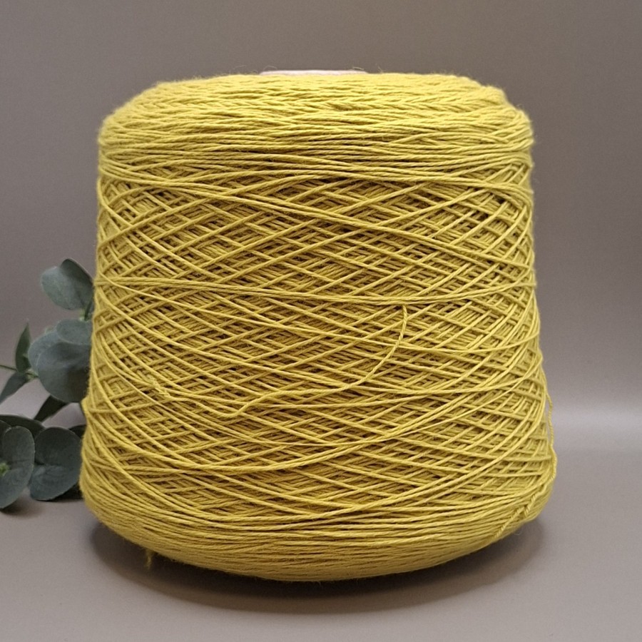 Merino vilnos siūlai – geltoni, lygūs MERINOULL (100 g)