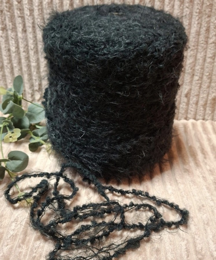 Moherio buklė siūlai – žolytės efektas (100 g)