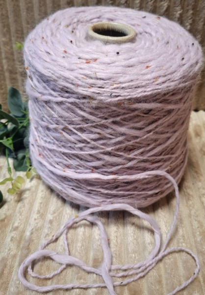 Pusvilnės siūlai – su tvido efektu (100 g)