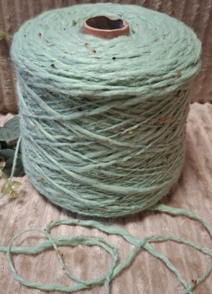 Pusvilnės siūlai – tvido efektas (100 g)