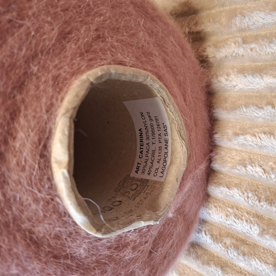 Siūlai su alpaka – sendintos rožės spalvos (100 g)