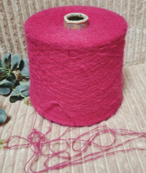 Siūlai su alpaka – fuksijos spalvos (100 g)