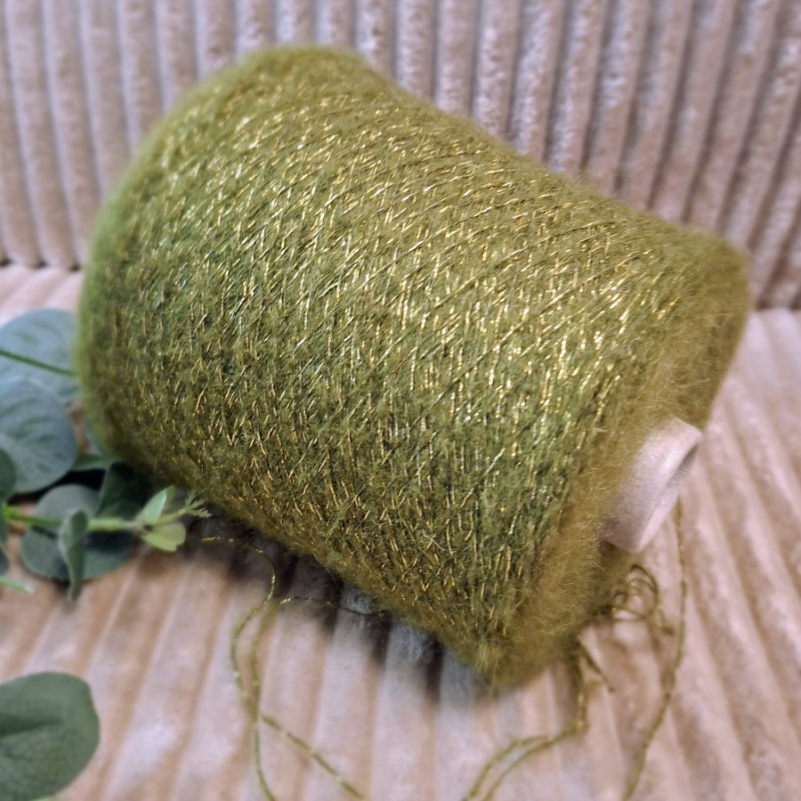 Kid Mohair siūlai – purūs ir subtiliai žvilgantys GLIMMER (100 g)